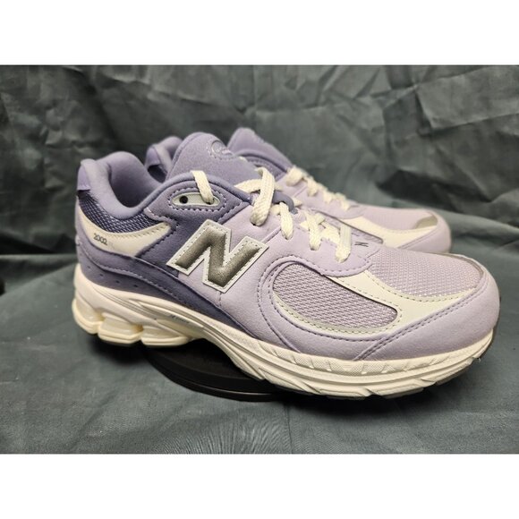 New Balance 2002 Sneakers GC2002PK Mesh Purple White Girls Size 5 NEW IN BOX! - Picture 9 of 11